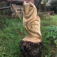 Holzfigur vor Diebstahl schützen