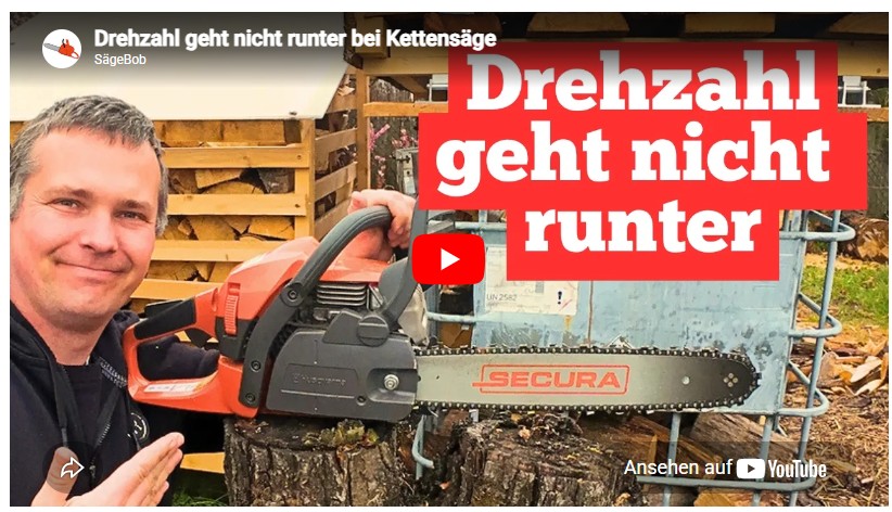 Drehzahl Kettensäge